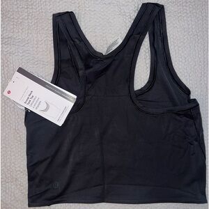 Black Lululemon Cropped Tank